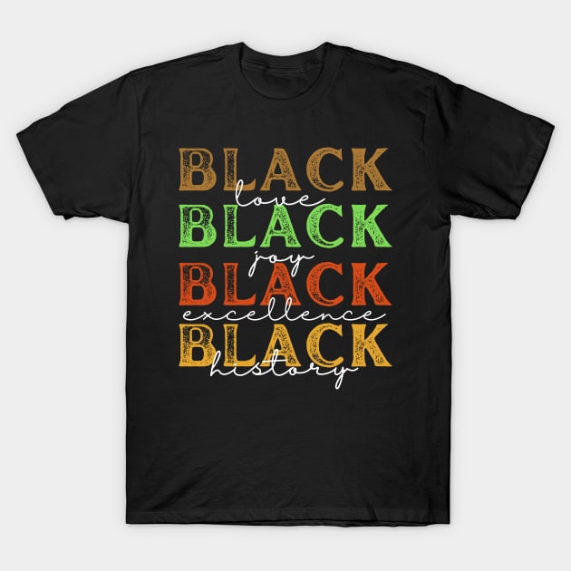 Black history month T-Shirt by letherpick